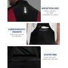 imageLittle Donkey Andy Mens Half Zip Breathable Cycling Vests Reflective Sleeveless Jerseys Lightweight Bicycle RunningShort Sleeveblack