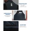 imageLittle Donkey Andy Mens Half Zip Breathable Cycling Vests Reflective Sleeveless Jerseys Lightweight Bicycle RunningShort Sleevesteel Grey