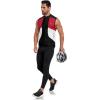 imageLittle Donkey Andy Mens Half Zip Breathable Cycling Vests Reflective Sleeveless Jerseys Lightweight Bicycle RunningSleevelessblack