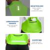 imageLittle Donkey Andy Mens Half Zip Breathable Cycling Vests Reflective Sleeveless Jerseys Lightweight Bicycle RunningSleevelessfluorescent Yellow