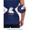 imageLittle Donkey Andy Mens Half Zip Breathable Cycling Vests Reflective Sleeveless Jerseys Lightweight Bicycle RunningSleevelessroyal Blue