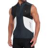imageLittle Donkey Andy Mens Half Zip Breathable Cycling Vests Reflective Sleeveless Jerseys Lightweight Bicycle RunningSleevelesssteel Grey