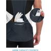 imageLittle Donkey Andy Mens Half Zip Breathable Cycling Vests Reflective Sleeveless Jerseys Lightweight Bicycle RunningSleevelesssteel Grey