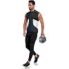 imageLittle Donkey Andy Mens Half Zip Breathable Cycling Vests Reflective Sleeveless Jerseys Lightweight Bicycle RunningSleevelesssteel Grey