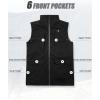 imageLittle Donkey Andy Mens Lightweight Quick Dry Vest Windproof Sleeveless Jacket with 12 Pockets for Fishing TravelBlack