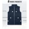 imageLittle Donkey Andy Mens Lightweight Quick Dry Vest Windproof Sleeveless Jacket with 12 Pockets for Fishing TravelDeep Blue