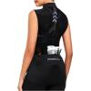 imageLittle Donkey Andy Womens Breathable Cycling Vests full Zip Reflective Sleeveless Jerseys Running Biking Shirts 4 PocketsBlack