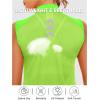 imageLittle Donkey Andy Womens Breathable Cycling Vests full Zip Reflective Sleeveless Jerseys Running Biking Shirts 4 PocketsFluorescent Yellow
