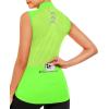 imageLittle Donkey Andy Womens Breathable Cycling Vests full Zip Reflective Sleeveless Jerseys Running Biking Shirts 4 PocketsFluorescent Yellow