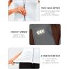 imageLittle Donkey Andy Womens Breathable Cycling Vests full Zip Reflective Sleeveless Jerseys Running Biking Shirts 4 PocketsWhite