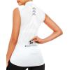 imageLittle Donkey Andy Womens Breathable Cycling Vests full Zip Reflective Sleeveless Jerseys Running Biking Shirts 4 PocketsWhite