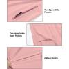 imageLittle Donkey Andy Womens Sun Protection Hoodie Jackets Long Sleeve UPF50 Shirts Hiking Travel Camp Air Holes Full ZipCoral Pink