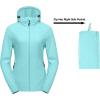 imageLittle Donkey Andy Womens Sun Protection Hoodie Jackets Long Sleeve UPF50 Shirts Hiking Travel Camp Air Holes Full ZipIsland Paradise