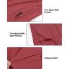 imageLittle Donkey Andy Womens Sun Protection Hoodie Jackets Long Sleeve UPF50 Shirts Hiking Travel Camp Air Holes Full ZipWatermelon Red