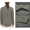 imageLittle Donkey Andy Womens UV Protection Shirt UPF 50 Breathable Long Sleeve Fishing Shirt AirHoles TechSage Heather