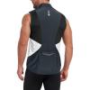 imageLittle Donkey Andy Mens Half Zip Breathable Cycling Vests Reflective Sleeveless Jerseys Lightweight Bicycle RunningSleevelesssteel Grey