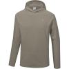imageLittle Donkey Andy Mens Quick Dry UPF Hoodie Shirt Long Sleeve Breathable UV Protection for Fishing HikingDeep Khaki