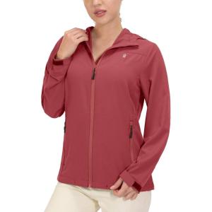 imageLittle Donkey Andy Womens Sun Protection Hoodie Jackets Long Sleeve UPF50 Shirts Hiking Travel Camp Air Holes Full ZipWatermelon Red