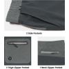 imageLittle Donkey Andy Mens 7quot Running Shorts with Liner Quick Dry Stretch Athletic Workout Shorts with Zipper PocketsCarbonBlack Heathera1