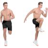 imageLittle Donkey Andy Mens Athletic Running Shorts Lightweight QuickDry Breathable Gym Shorts with Mesh Liner1black