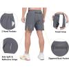 imageLittle Donkey Andy Mens Athletic Running Shorts Lightweight QuickDry Breathable Gym Shorts with Mesh Liner2gray