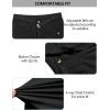 imageLittle Donkey Andy Mens Hiking Cargo Shorts with Belt Lightweight Quick Dry Bermuda ShortsBlack