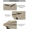imageLittle Donkey Andy Mens Hiking Cargo Shorts with Belt Lightweight Quick Dry Bermuda ShortsLight Khaki