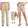 imageLittle Donkey Andy Womens Hiking Zip Off Pants Quick Dry Convertible Shorts UPF 50 Lightweight Outdoor Fishing Safari PantsYkhaki