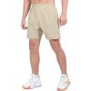 imageLittle Donkey Andy Mens Athletic Running Shorts Lightweight QuickDry Breathable Gym Shorts with Mesh Liner3khaki