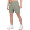 imageLittle Donkey Andy Mens Athletic Running Shorts Lightweight QuickDry Breathable Gym Shorts with Mesh Liner4sage