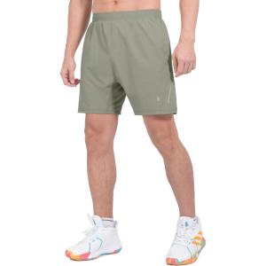 imageLittle Donkey Andy Mens Athletic Running Shorts Lightweight QuickDry Breathable Gym Shorts with Mesh Liner4sage