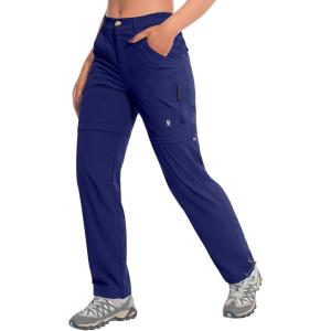 imageLittle Donkey Andy Womens Hiking Zip Off Pants Quick Dry Convertible Shorts UPF 50 Lightweight Outdoor Fishing Safari PantsYnavy Blue