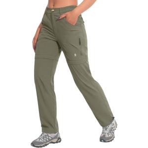 imageLittle Donkey Andy Womens Hiking Zip Off Pants Quick Dry Convertible Shorts UPF 50 Lightweight Outdoor Fishing Safari PantsYsilver Sage