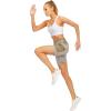 imageLittle Donkey Andy Womens 7quot Running Shorts with Liner Quick Dry Stretch Athletic Workout Shorts with Zipper PocketsLight Gray Heathera1