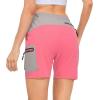 imageLittle Donkey Andy Womens 7quot Running Shorts with Liner Quick Dry Stretch Athletic Workout Shorts with Zipper PocketsPink Heathera1