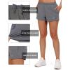 imageLittle Donkey Andy Womens Running ShortsQuick Dry Athletic Shorts Workout Sport Gym Shorts with PocketsUpgraded Grey
