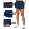 imageLittle Donkey Andy Womens Running ShortsQuick Dry Athletic Shorts Workout Sport Gym Shorts with PocketsUpgraded Vallarta Blue