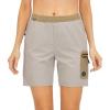 imageLittle Donkey Andy Womens 7quot Running Shorts with Liner Quick Dry Stretch Athletic Workout Shorts with Zipper PocketsLight Gray Heathera1