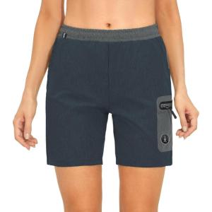 imageLittle Donkey Andy Womens 7quot Running Shorts with Liner Quick Dry Stretch Athletic Workout Shorts with Zipper PocketsCarbon Heathera1