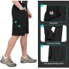 imageLittle Donkey Andy Mens Hiking Cargo Shorts with 9 Pockets Lightweight WaterResistant Quick Dry Golf Travel ShortsBlack