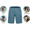 imageLittle Donkey Andy Mens Hiking Cargo Shorts with 9 Pockets Lightweight WaterResistant Quick Dry Golf Travel ShortsBluestone