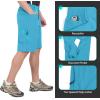 imageLittle Donkey Andy Mens Hiking Cargo Shorts with 9 Pockets Lightweight WaterResistant Quick Dry Golf Travel ShortsMalibu Blue