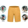 imageLittle Donkey Andy Mens Hiking Cargo Shorts with 9 Pockets Lightweight WaterResistant Quick Dry Golf Travel ShortsOld Gold