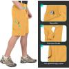 imageLittle Donkey Andy Mens Hiking Cargo Shorts with 9 Pockets Lightweight WaterResistant Quick Dry Golf Travel ShortsOld Gold