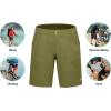 imageLittle Donkey Andy Mens Hiking Cargo Shorts with 9 Pockets Lightweight WaterResistant Quick Dry Golf Travel ShortsOlive Green