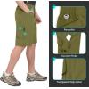 imageLittle Donkey Andy Mens Hiking Cargo Shorts with 9 Pockets Lightweight WaterResistant Quick Dry Golf Travel ShortsOlive Green