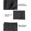 imageLittle Donkey Andy Mens Lightweight Packable Waterproof Rain Pants with Pockets for Hiking Travel FishingGrey