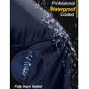 imageLittle Donkey Andy Mens Lightweight Packable Waterproof Rain Pants with Pockets for Hiking Travel FishingNavy Blue