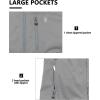 imageLittle Donkey Andy Mens Lightweight Softshell Vest Windproof Sleeveless Jacket for Travel Hiking Running GolfLight Iron Gray
