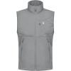 imageLittle Donkey Andy Mens Lightweight Softshell Vest Windproof Sleeveless Jacket for Travel Hiking Running GolfLight Iron Gray